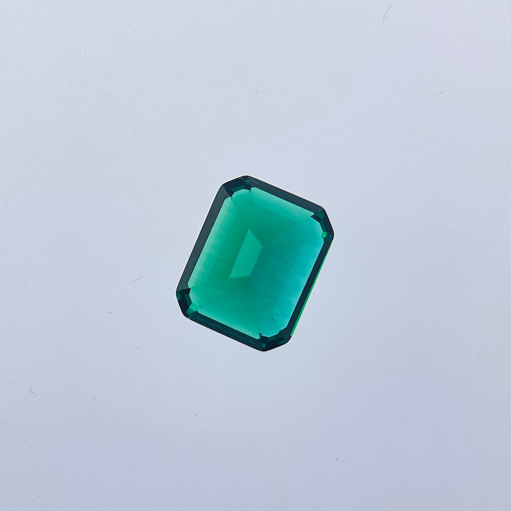 Zambia Green Hydrothermal Emerald [Beryl] | Emerald Cut | 6x8 & 8x10 mm | Gemdrop® Verified