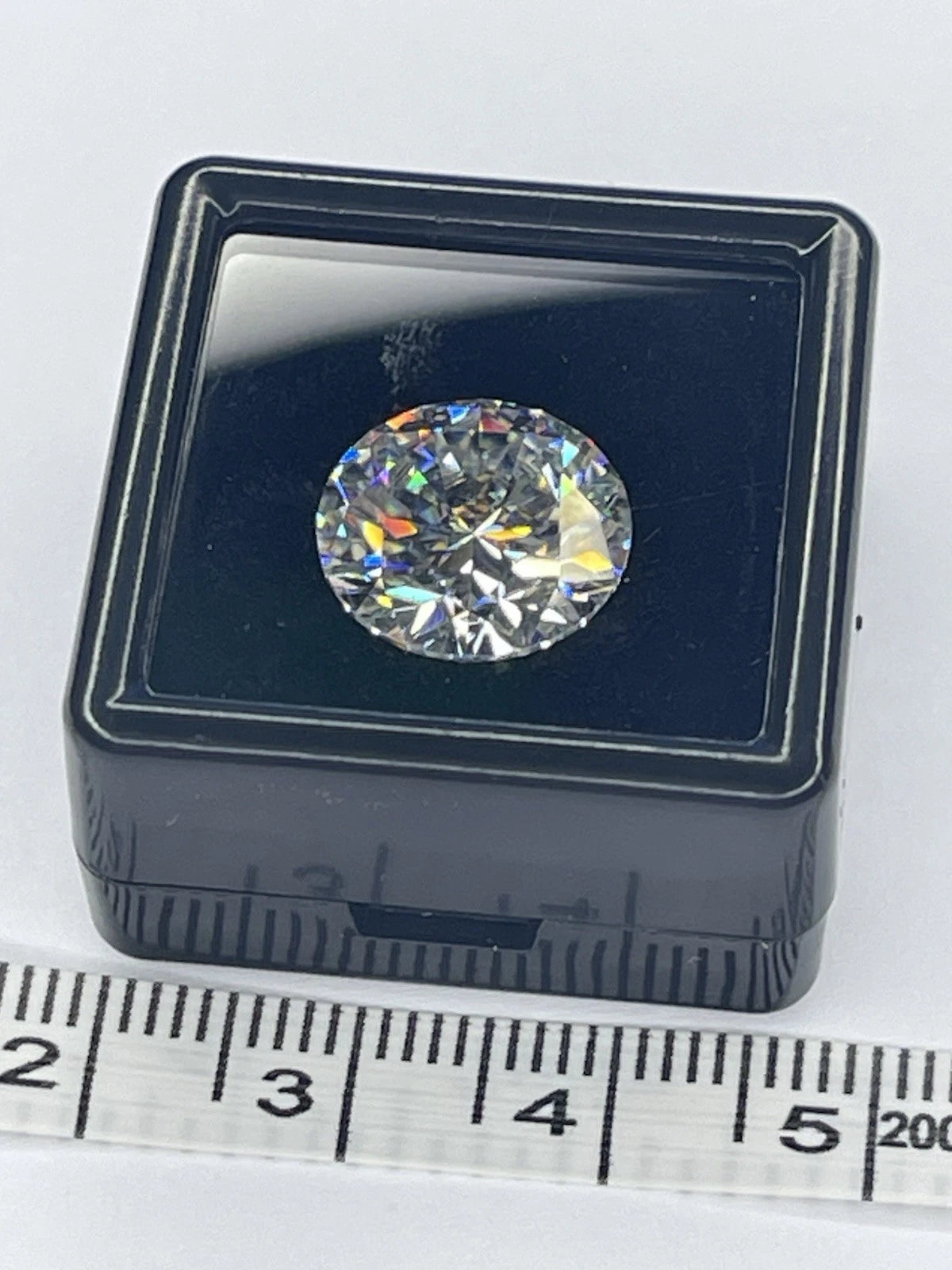 6 Carat Round Brilliant VVS1 D Moissanite Space Diamond | 12 mm | + GRA Report & Warranty | Gemdrop® Verified