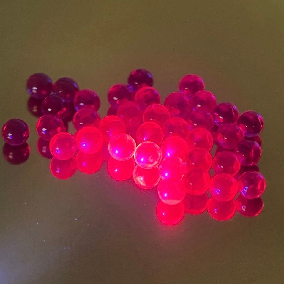 ~0.1 ct Pigeon Blood Red Ruby | Round Brilliant Cut & Orb/Sphere | 3 mm | Gemdrop® Verified