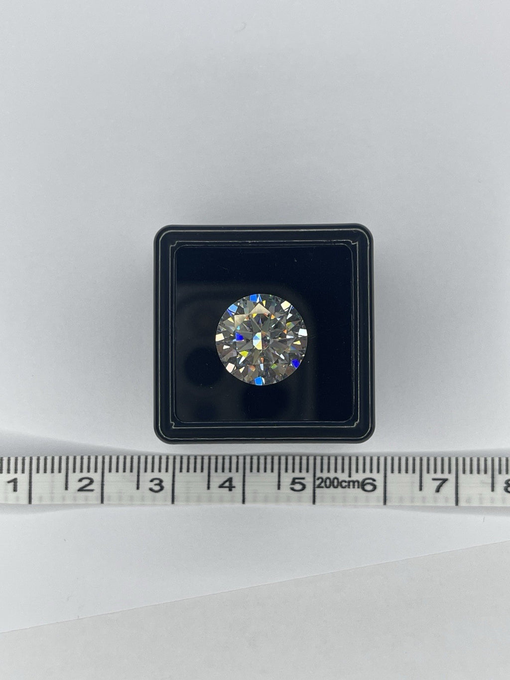 6 Carat Round Brilliant VVS1 D Moissanite Space Diamond | 12 mm | + GRA Report & Warranty | Gemdrop® Verified