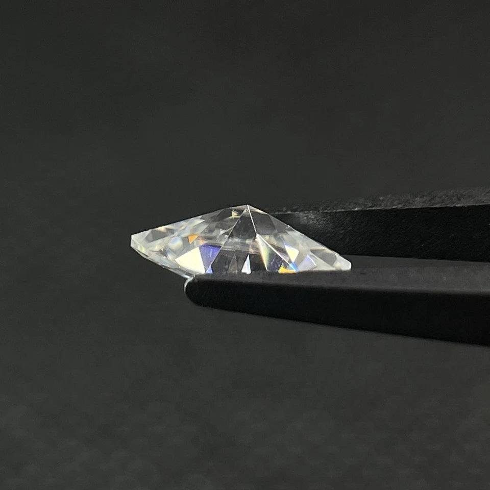 1 Carat Marquise VVS1 D Moissanite Space Diamond | 5x10mm | + GRA Report & Warranty | GemDrop® Verified