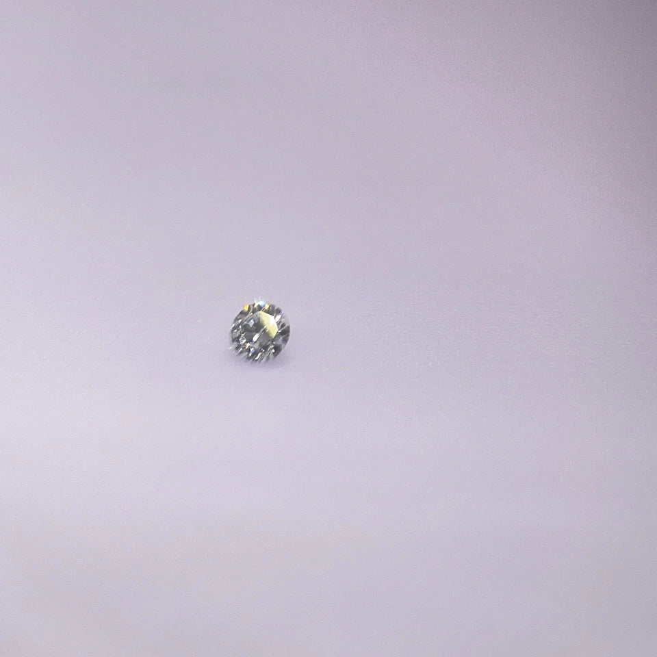 3mm Round Brilliant HPHT Lab-Grown Diamond | 0.1ct | DEF Colour | VVS Clarity | GemDrop® Verified