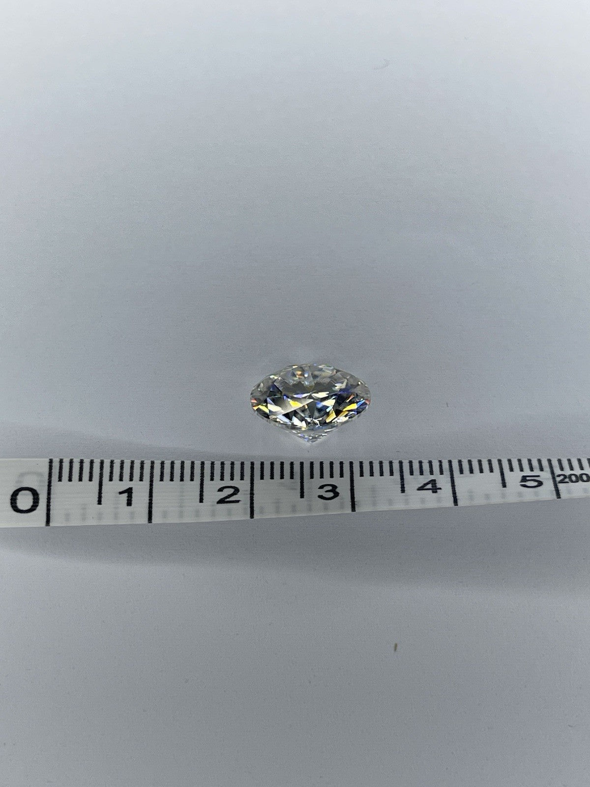 6 Carat Round Brilliant VVS1 D Moissanite Space Diamond | 12 mm | + GRA Report & Warranty | Gemdrop® Verified