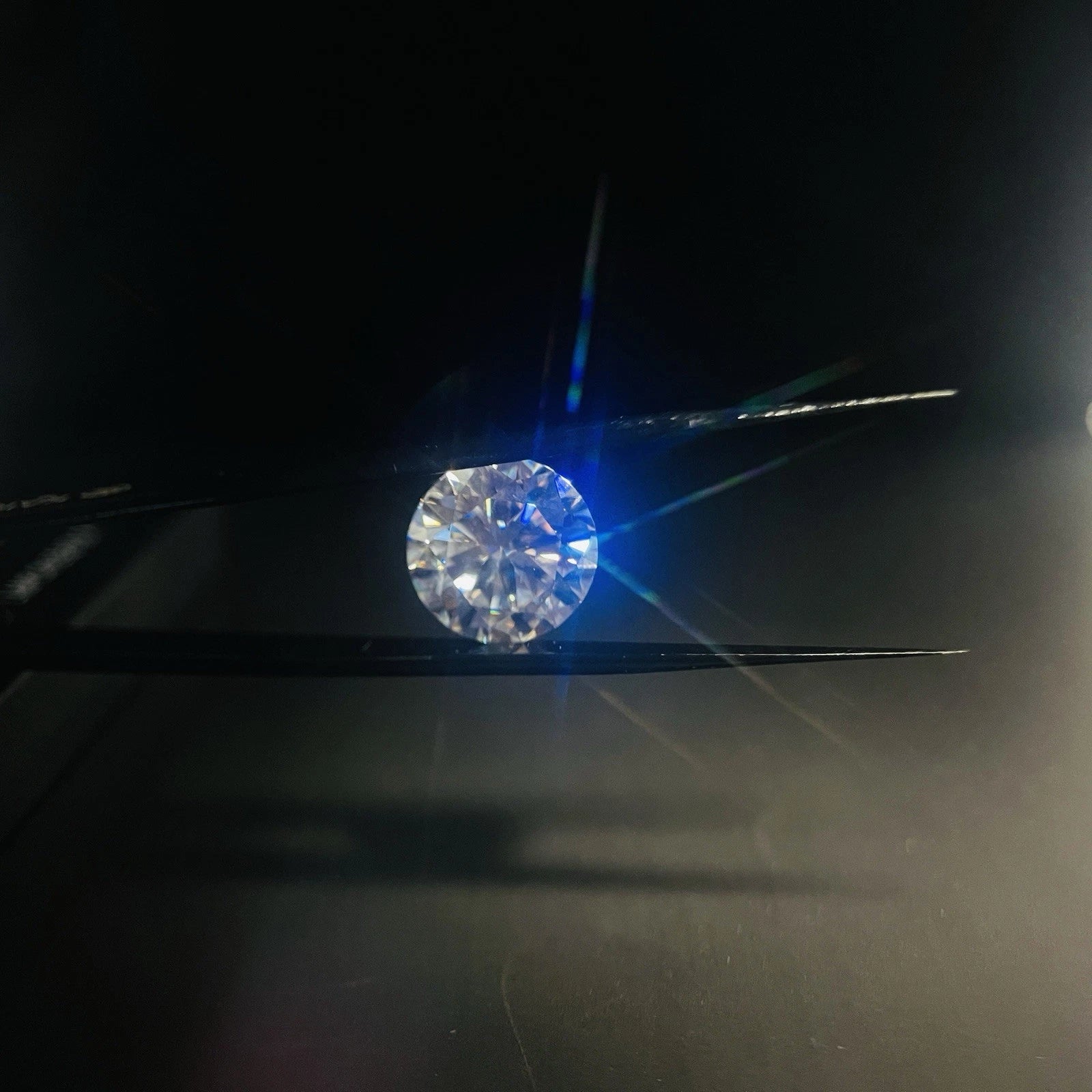 6 Carat Round Brilliant VVS1 D Moissanite Space Diamond | 12 mm | + GRA Report & Warranty | Gemdrop® Verified