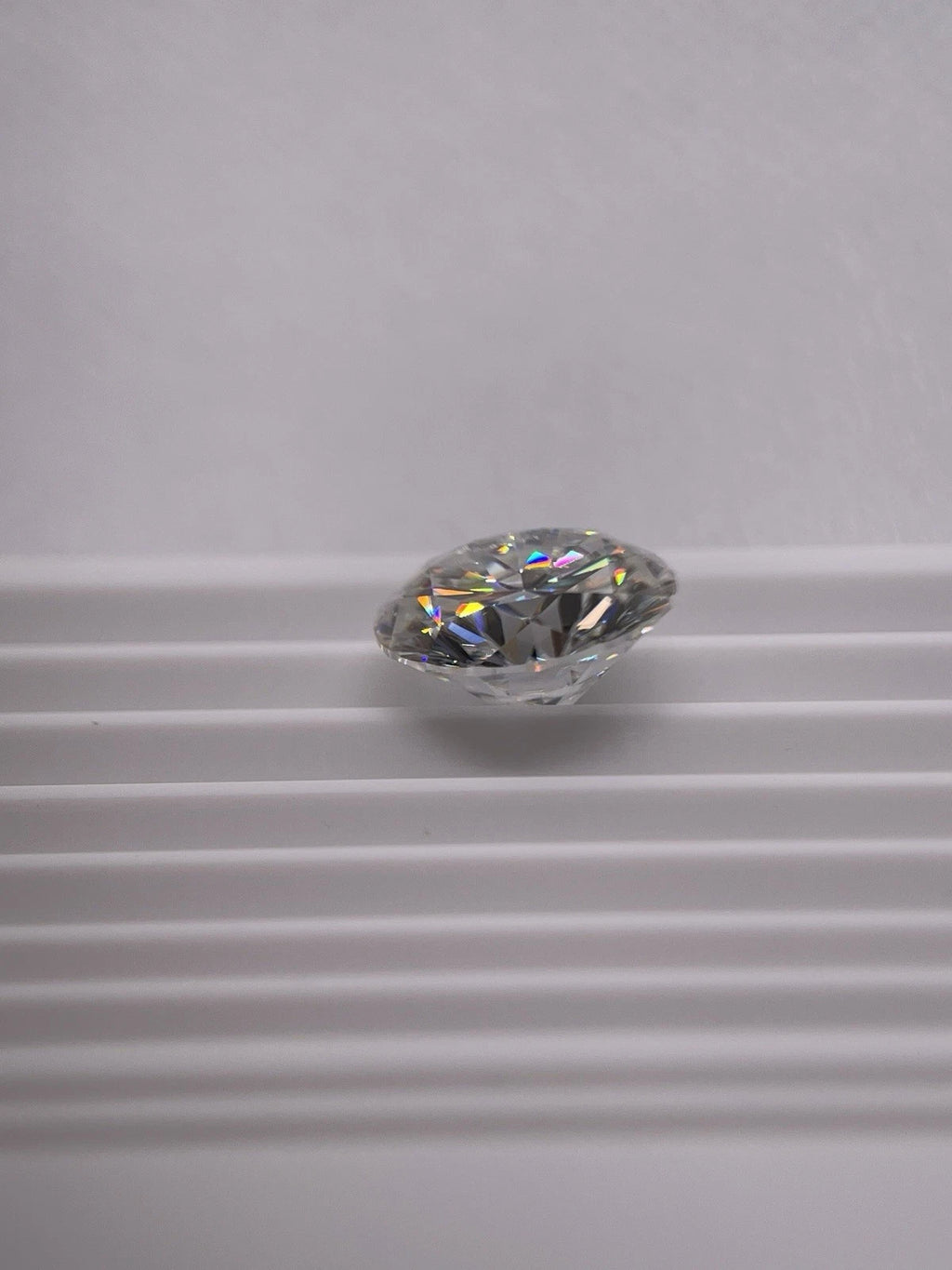 8 Carat Round Brilliant VVS1 D Moissanite Space Diamond | 13mm | + GRA Report & Warranty | GemDrop® Verified