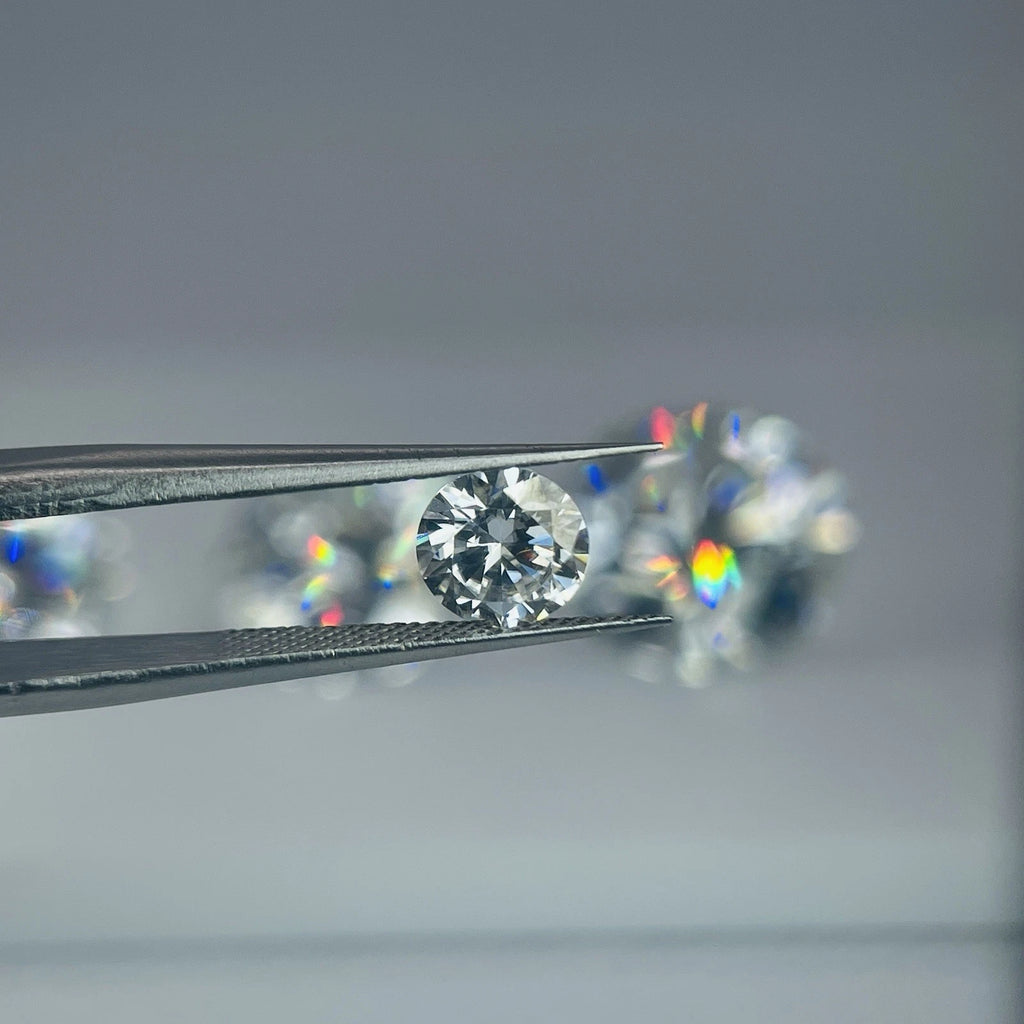 1 Carat Round Brilliant VVS1 D Moissanite Space Diamond | 6.5mm | + GRA Report & Warranty | GemDrop® Verified