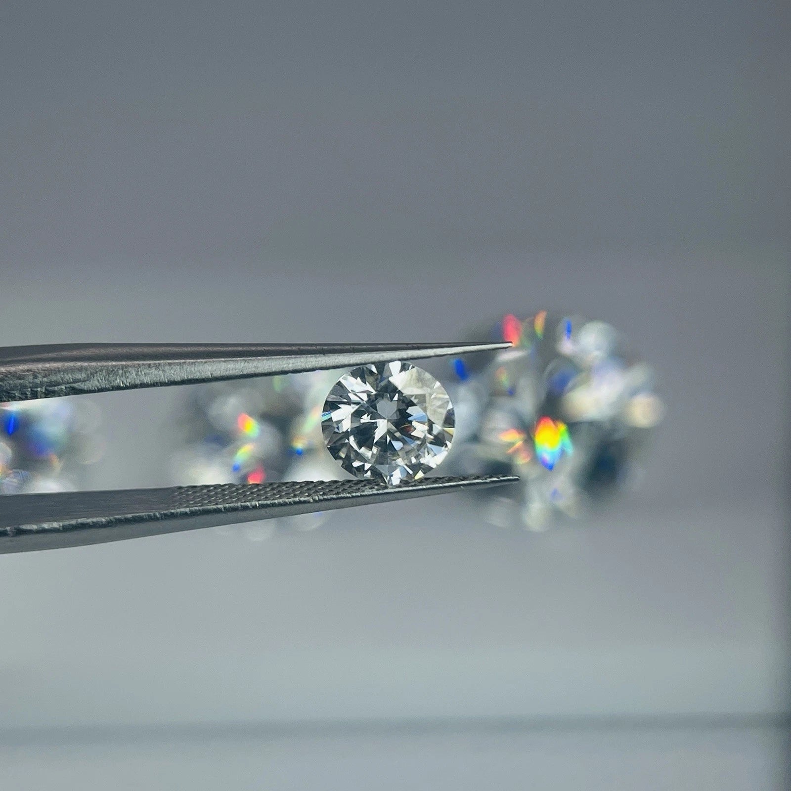 1 Carat Round Brilliant VVS1 D Moissanite Space Diamond | 6.5mm | + GRA Report & Warranty | GemDrop® Verified