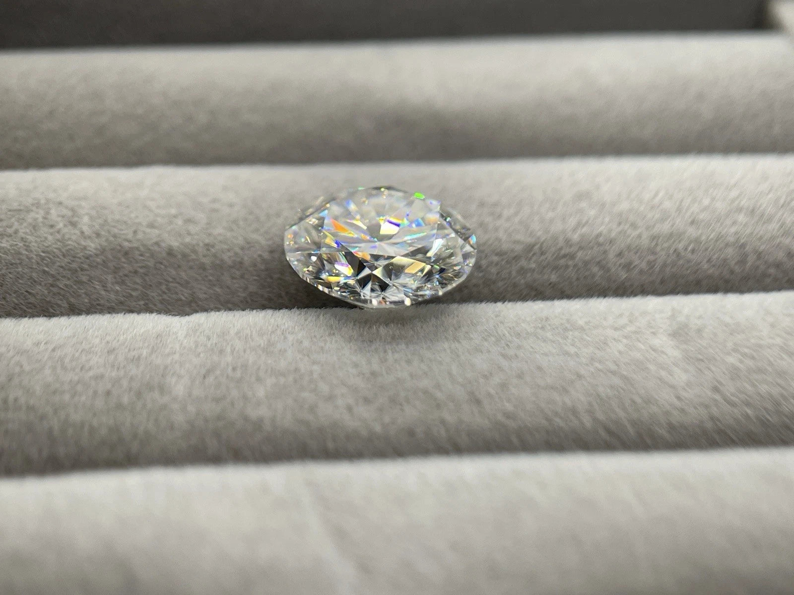 8 Carat Round Brilliant VVS1 D Moissanite Space Diamond | 13mm | + GRA Report & Warranty | GemDrop® Verified