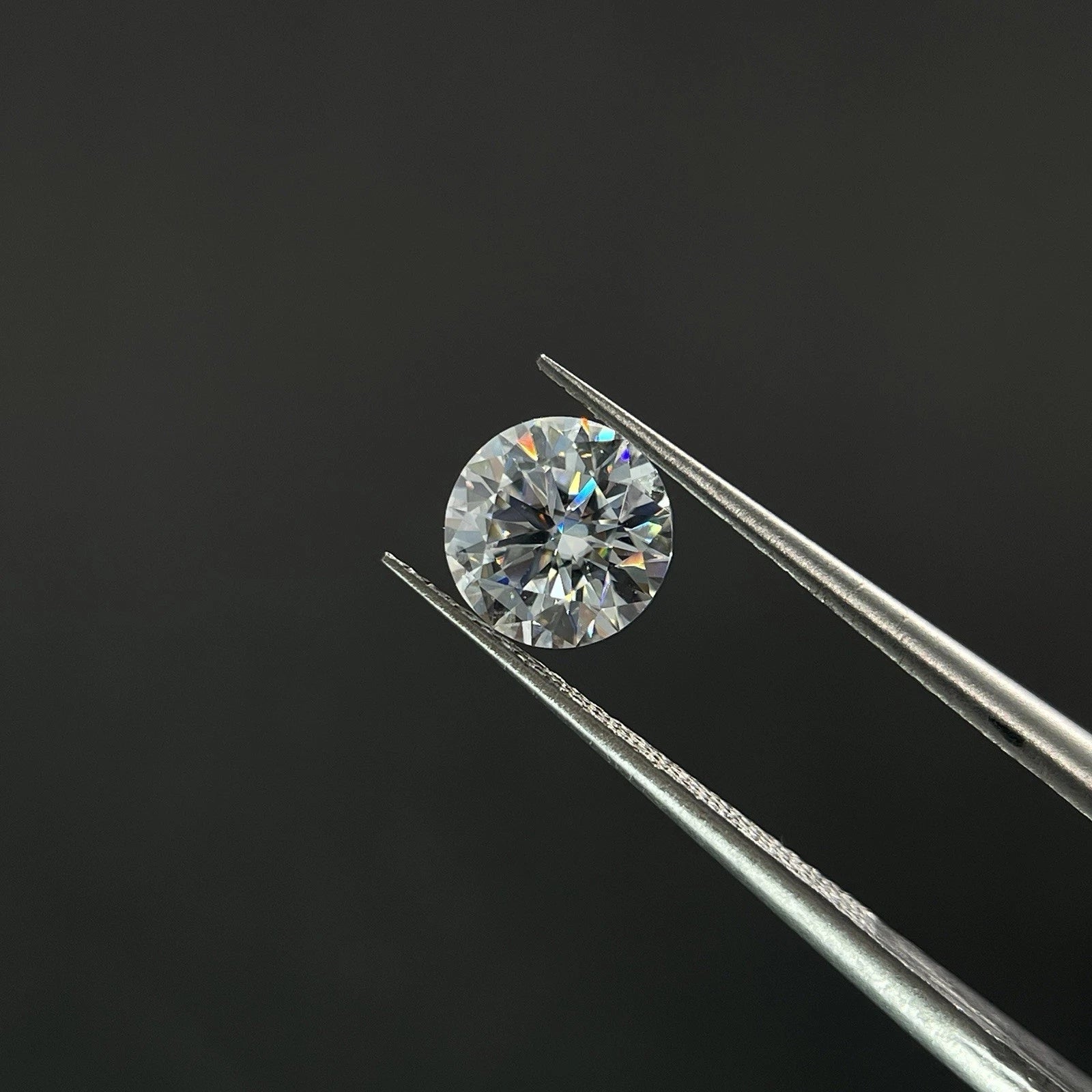 1 Carat Round Brilliant VVS1 D Moissanite Space Diamond | 6.5mm | + GRA Report & Warranty | GemDrop® Verified