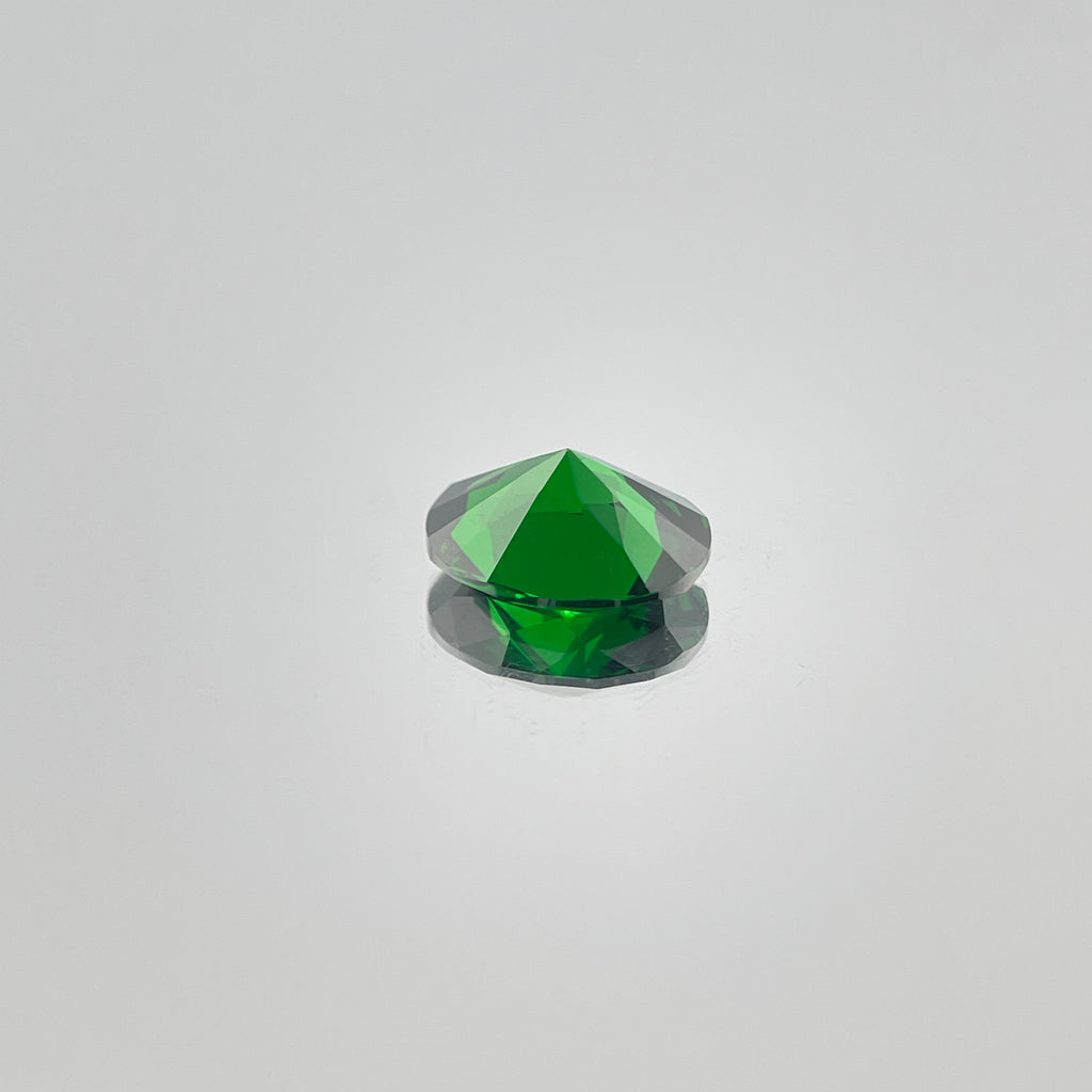 Dark Green Cubic Zirconia – Oval Cut