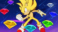 Sonic the Hedgehog Chaos Emerald Set | 7x ~2ct Round Cut 8 mm | Multicolour | Gemdrop® Verified