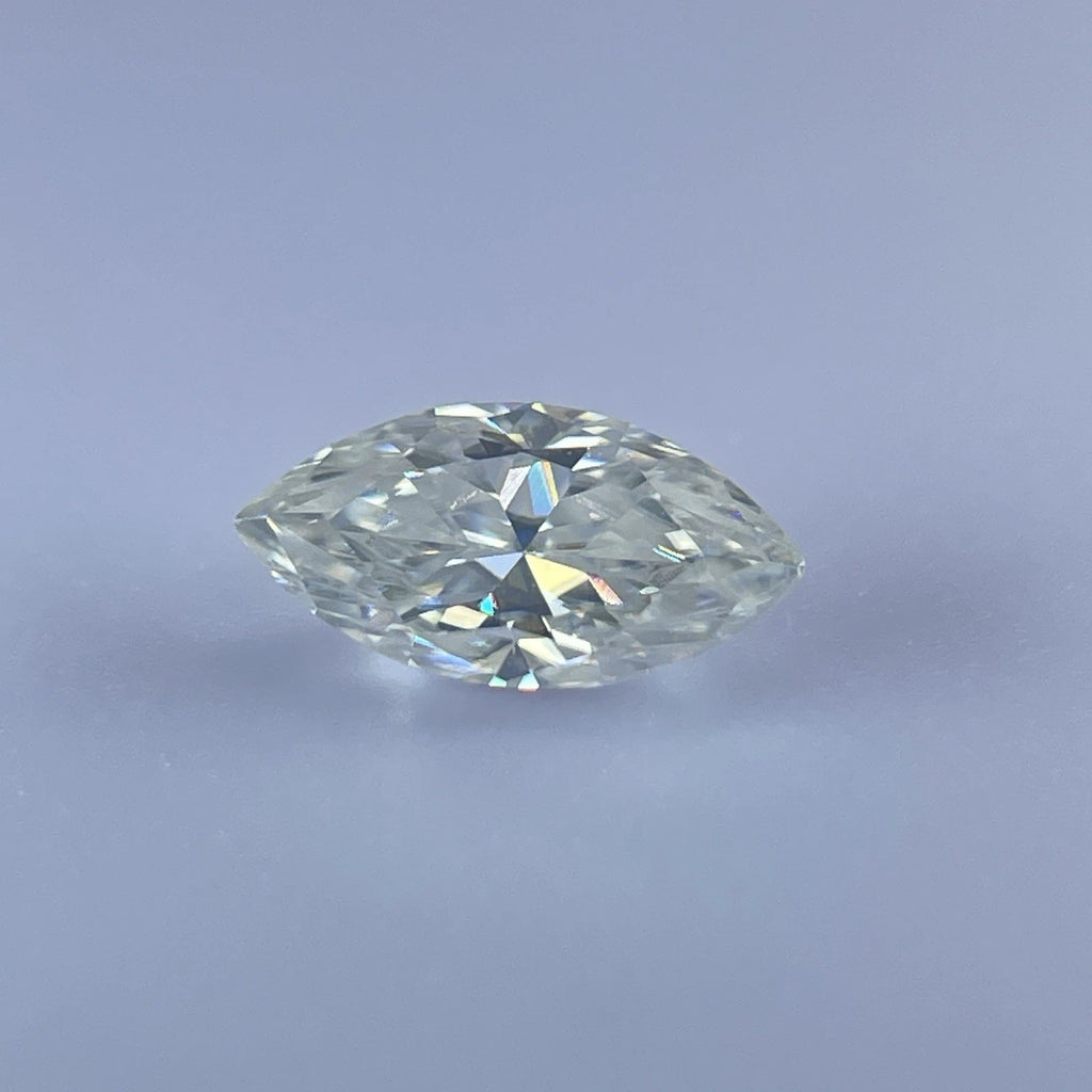 1 Carat Marquise VVS1 D Moissanite Space Diamond | 5x10mm | + GRA Report & Warranty | GemDrop® Verified
