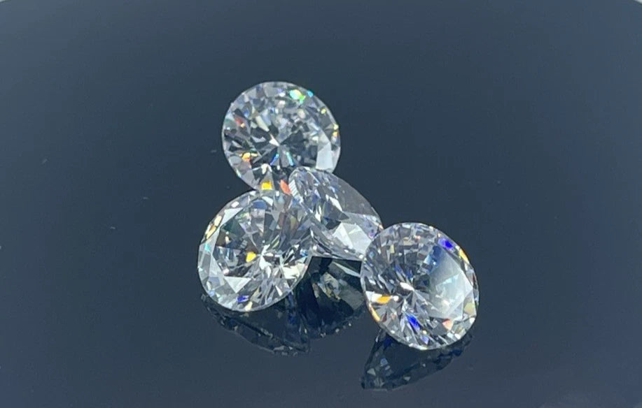 4 Carat Round Brilliant VVS1 D Moissanite Space Diamond | 10mm | GemDrop® Verified