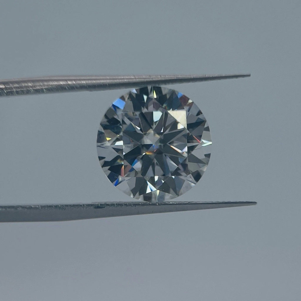 6 Carat Round Brilliant VVS1 D Moissanite Space Diamond | 12 mm | + GRA Report & Warranty | Gemdrop® Verified