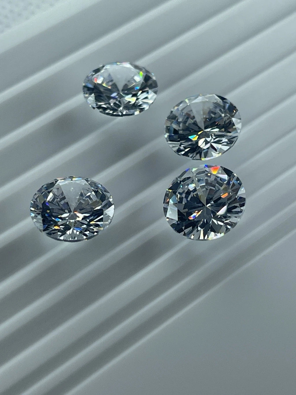 4 Carat Round Brilliant VVS1 D Moissanite Space Diamond | 10mm | GemDrop® Verified