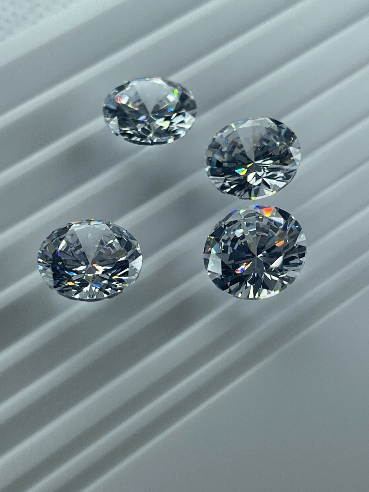 4 Carat Round Brilliant VVS1 D Moissanite Space Diamond | 10mm | GemDrop® Verified