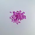 Rubis rouge sang de pigeon d'environ 4 ct | Taille émeraude | 8 × 10 mm | Vérifié Gemdrop®