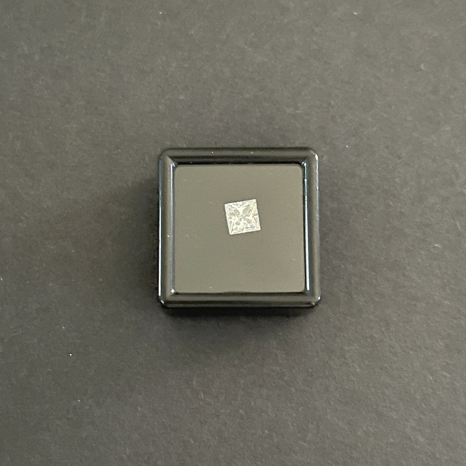 1 Carat Princess Cut VVS1 D Moissanite Space Diamond | 5.5 x 5.5 mm | + GRA Report & Warranty | GemDrop® Verified