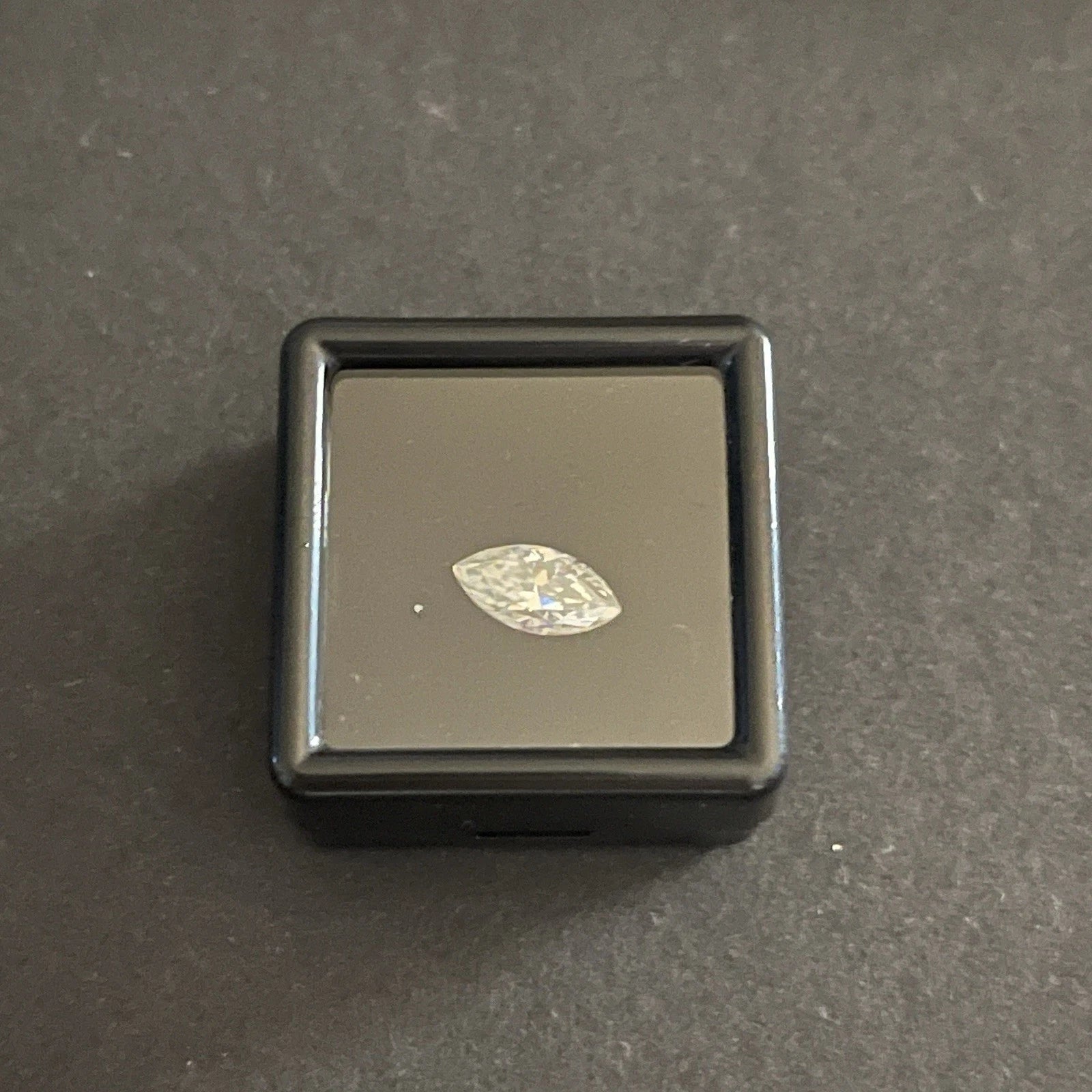 1 Carat Marquise VVS1 D Moissanite Space Diamond | 5x10mm | + GRA Report & Warranty | GemDrop® Verified