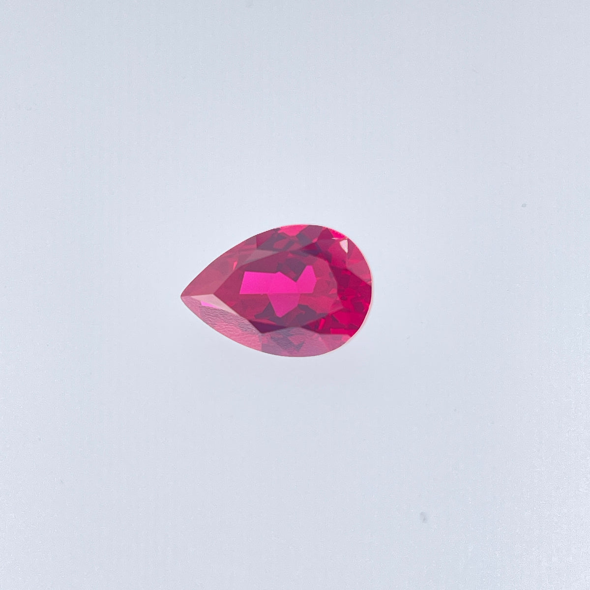 ~12ct Pigeon Blood Red Ruby | Drop Pear Cut | 12 × 18 mm | Gemdrop® Verified