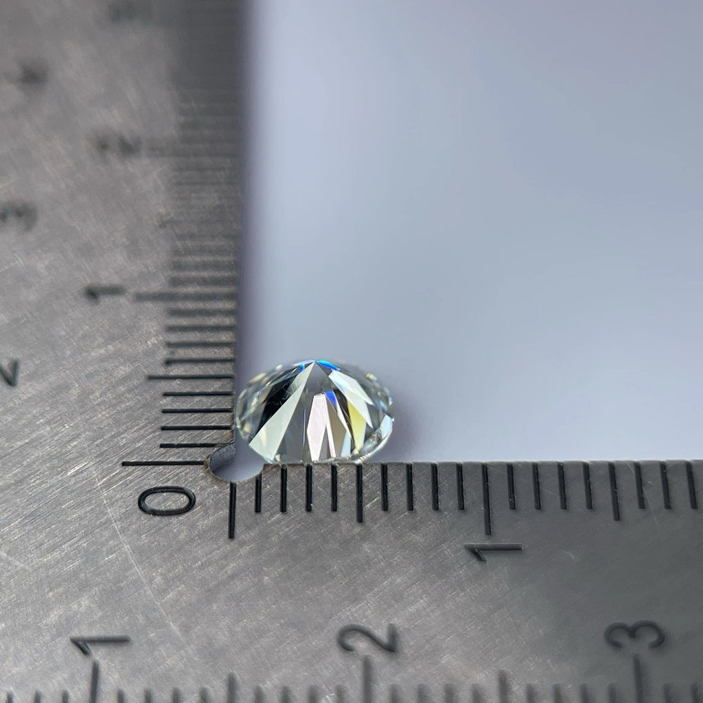1 Carat Round Brilliant VVS1 D Moissanite Space Diamond | 6.5mm | + GRA Report & Warranty | GemDrop® Verified