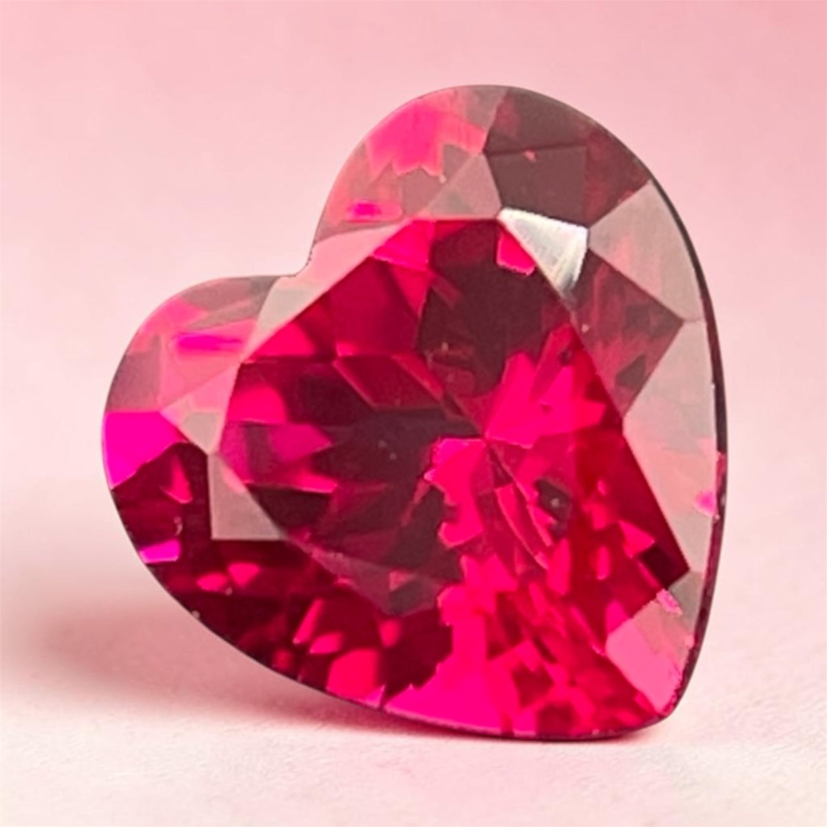Heart Cut Sapphire & Ruby 6x6 mm ~1ct | 8 Colours | Gemdrop® Verified