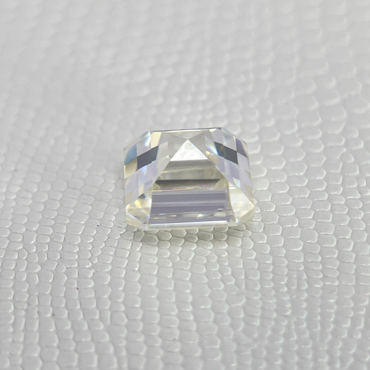 5 Carat PIXEL Cut VVS1 D Moissanite Space Diamond | 10 x 10 mm | A Gemdrop® EEEXCLUSIVE | Gemdrop® Verified