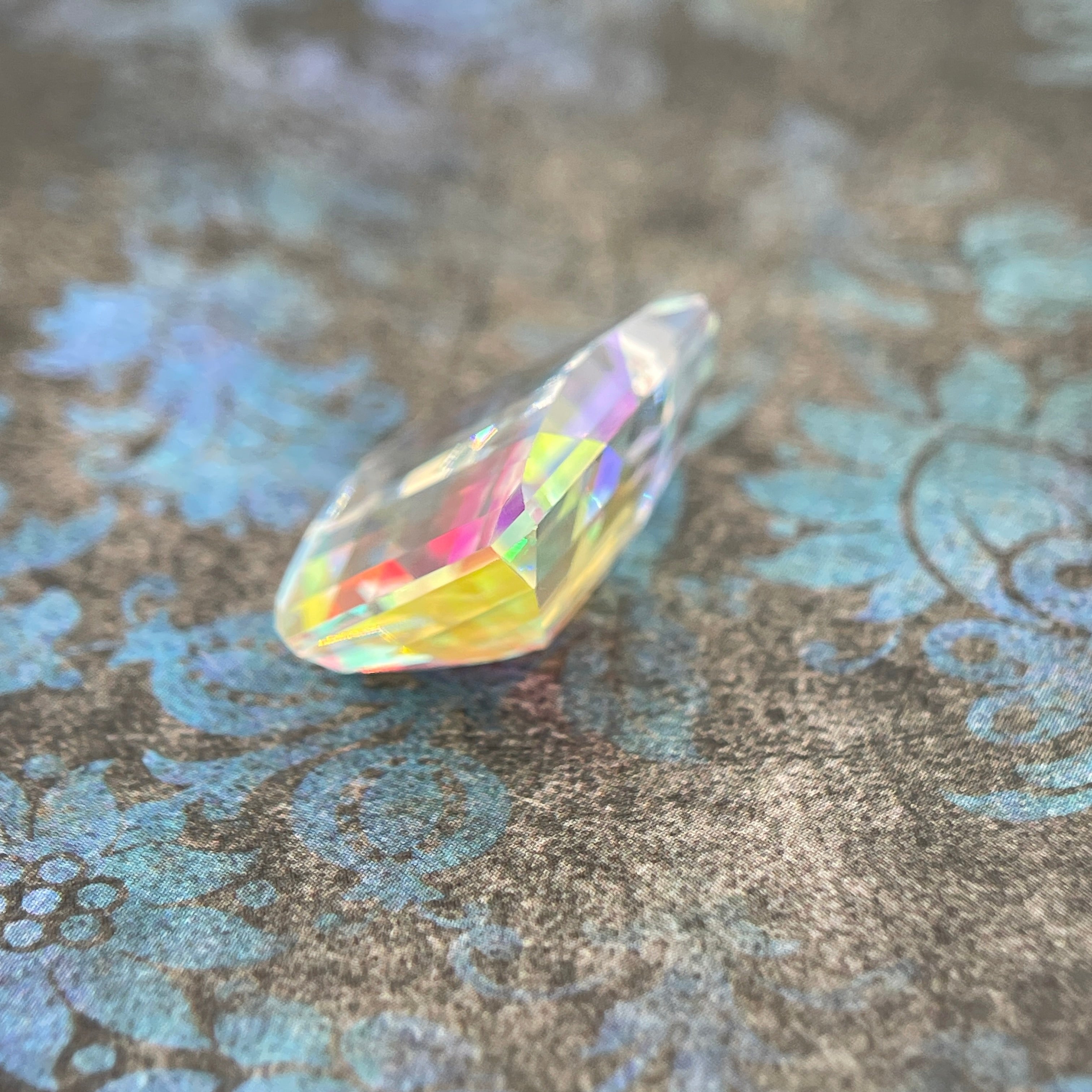 20.025ct Mystic Quartz | Pixel Cut | 15x20 mm | Gemdrop® Verified