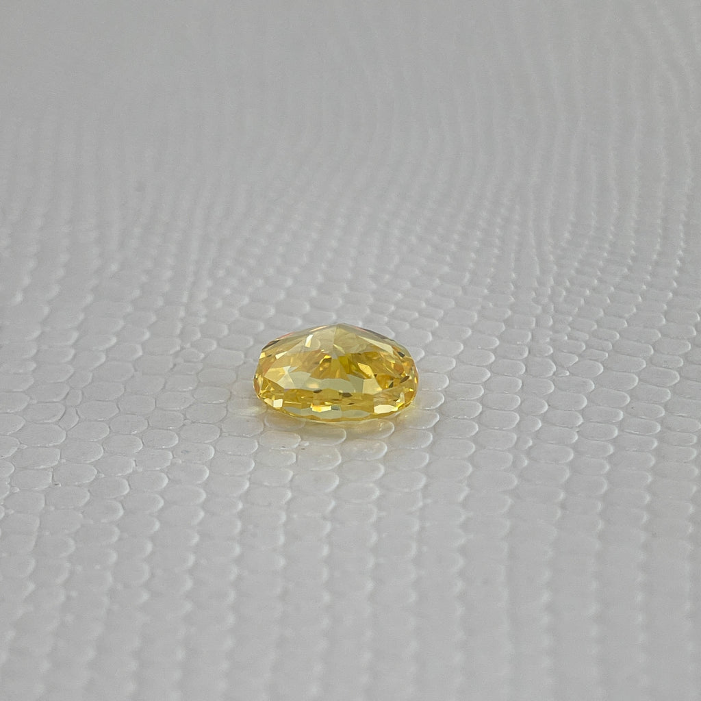 Ice Cut Cubic Zirconia – Honey Yellow Oval Cut 8x10 [6ct] & 7x9 mm [4.2ct]