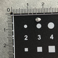 2.5 x 3.5 mm D VVS1 Space Diamond™ Moissanite | Drop Pear Cut | Gemdrop® Verified