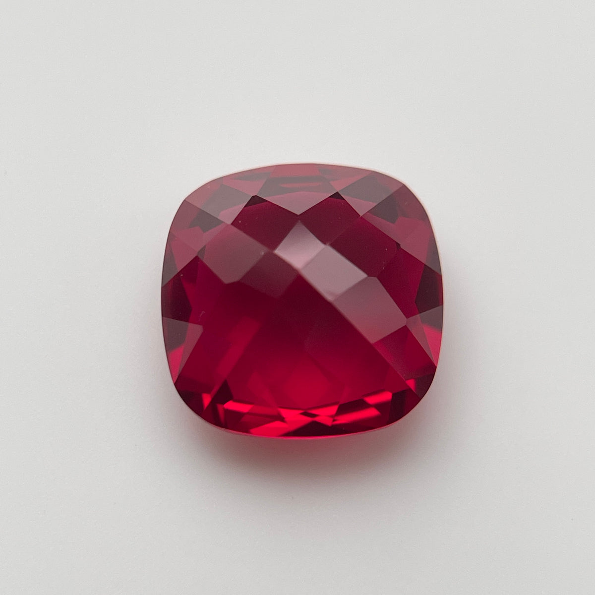 12, 15 & 17 Carat Pigeon Blood Red Ruby | Cushion Cut | Gemdrop® Verified