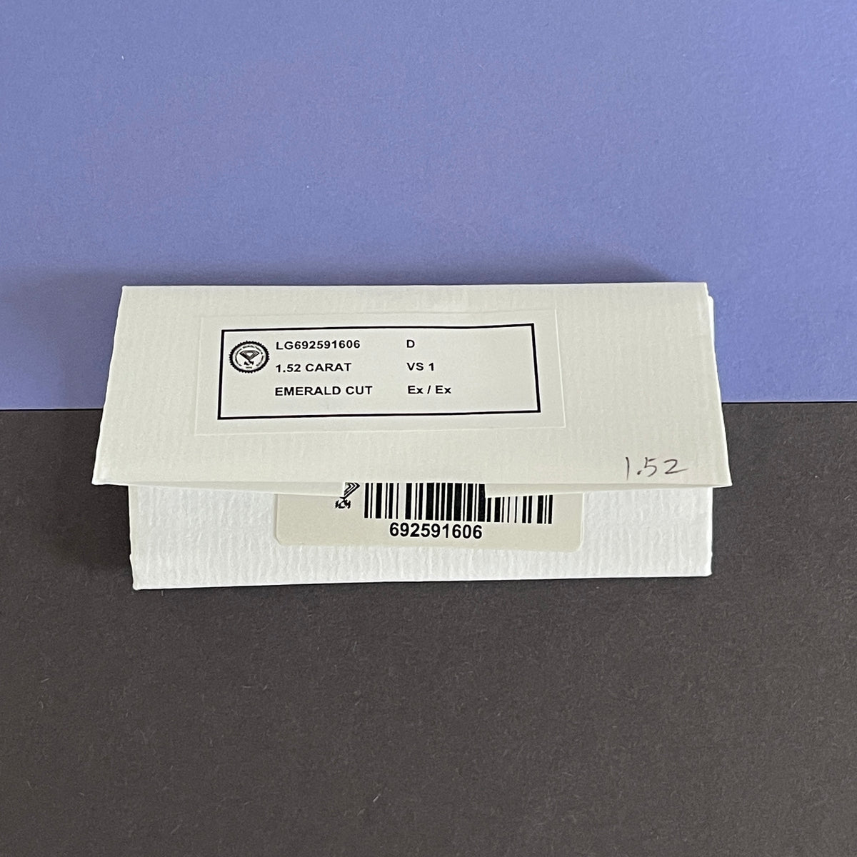 1.52ct Emerald Cut VS1 D HPHT Lab Diamond | IGI  Report | Excellent Polish & Excellent Symmetry | Gemdrop® Verified