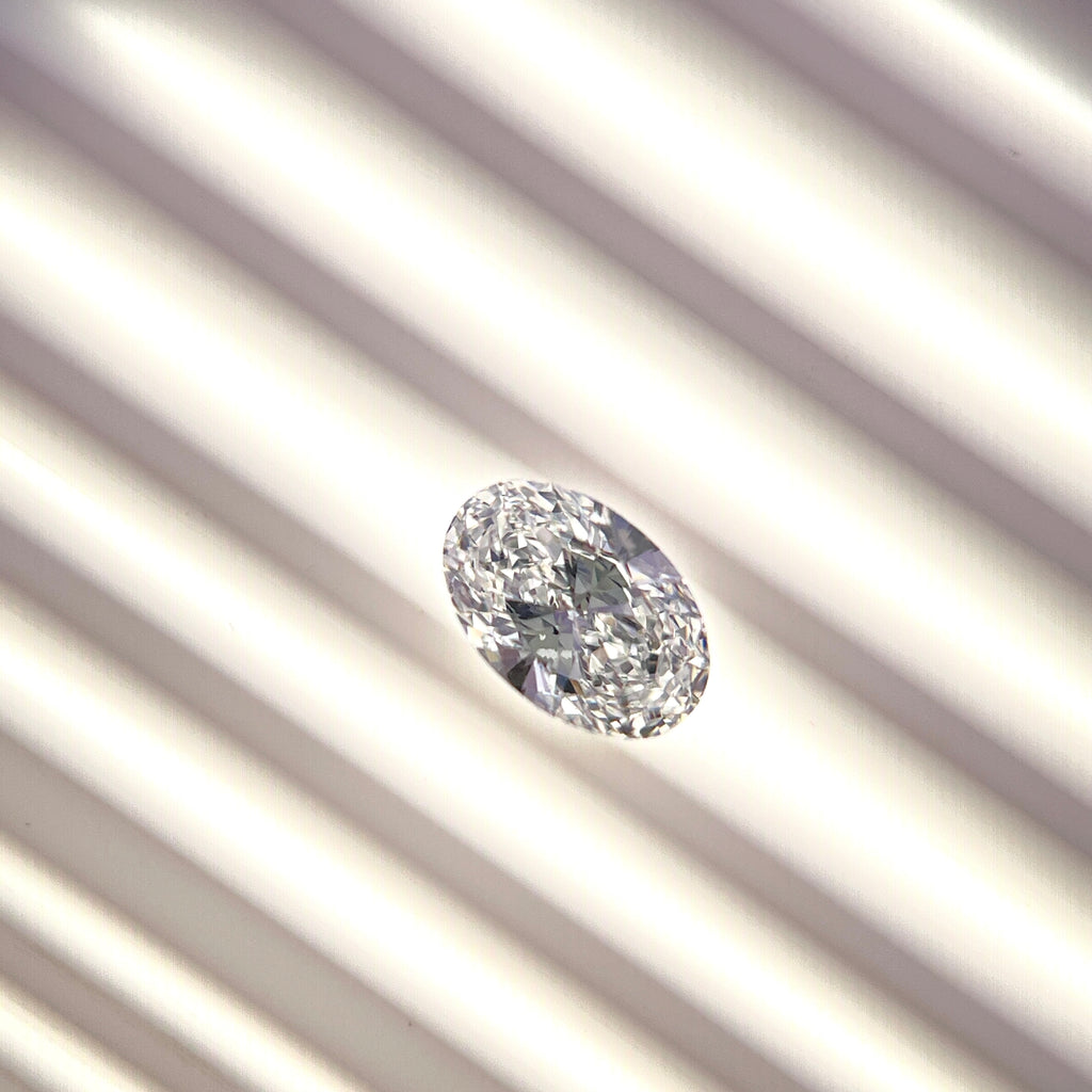 1ct Oval Cut  | VS1 D HPHT Lab Diamond | IGI  Report | Excellent Polish & Excellent Symmetry | Gemdrop® Verified