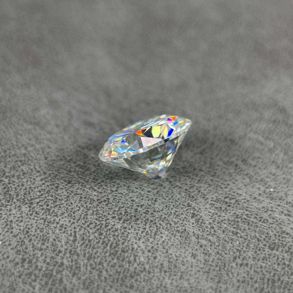 4 Carat Round Brilliant VVS1 D Moissanite Space Diamond | 10mm | GemDrop® Verified