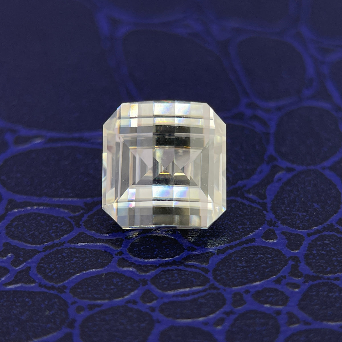 5 Carat PIXEL Cut VVS1 D Moissanite Space Diamond | 10 x 10 mm | A Gemdrop® EEEXCLUSIVE | Gemdrop® Verified