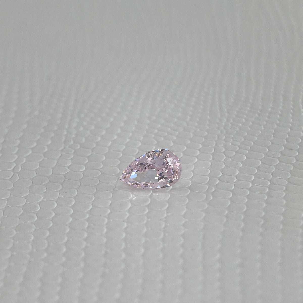 Ice Cut Cubic Zirconia – Seductive Pink Drop Cut 5x8 mm ~1.8ct