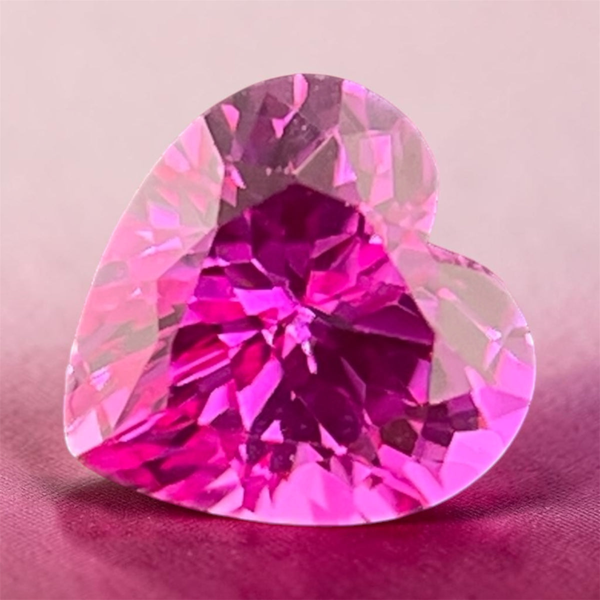 Heart Cut Sapphire & Ruby 6x6 mm ~1ct | 8 Colours | Gemdrop® Verified