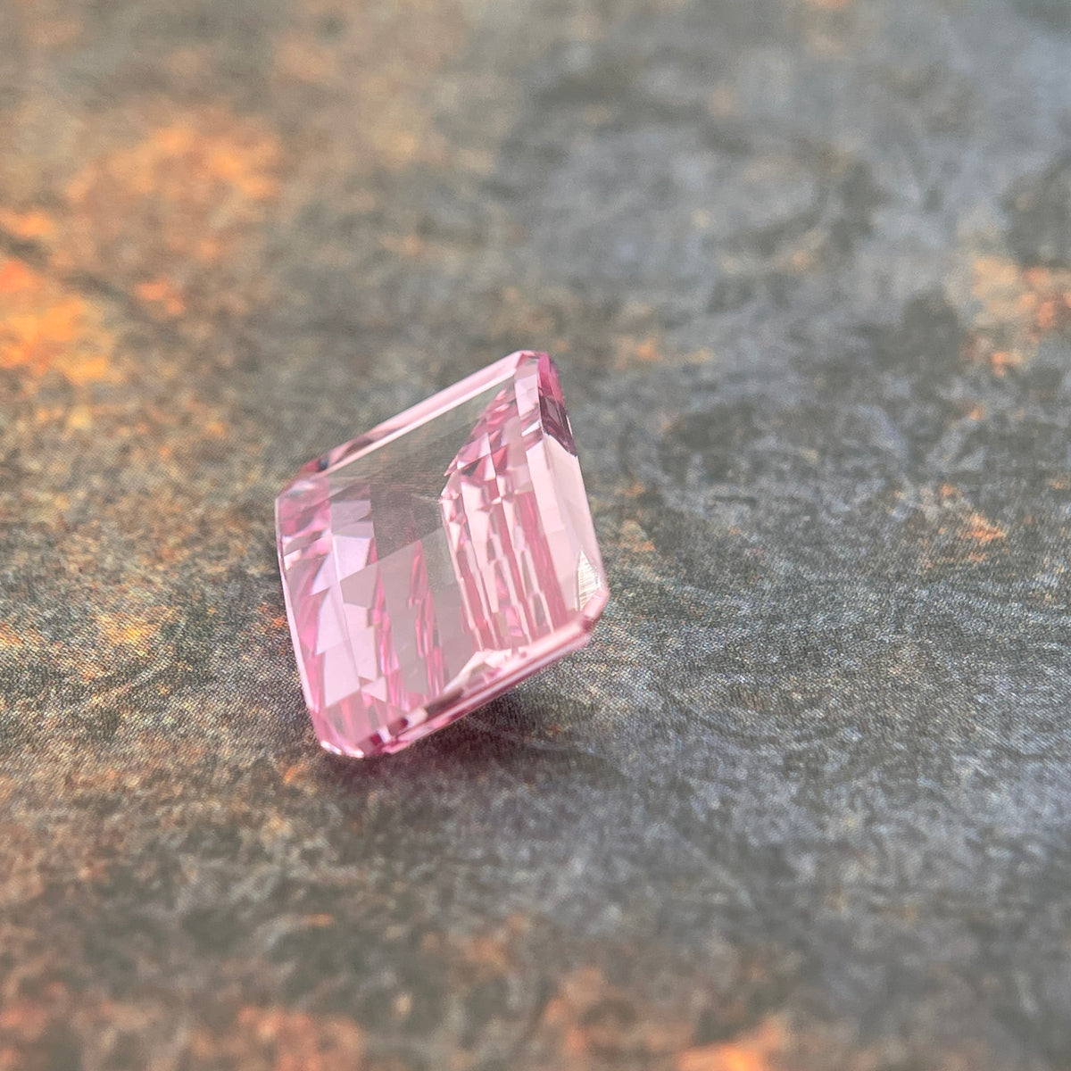 ~14.125ct Seductive Pink Sapphire | Pixel Cut | 12x16 mm | Gemdrop® Verified