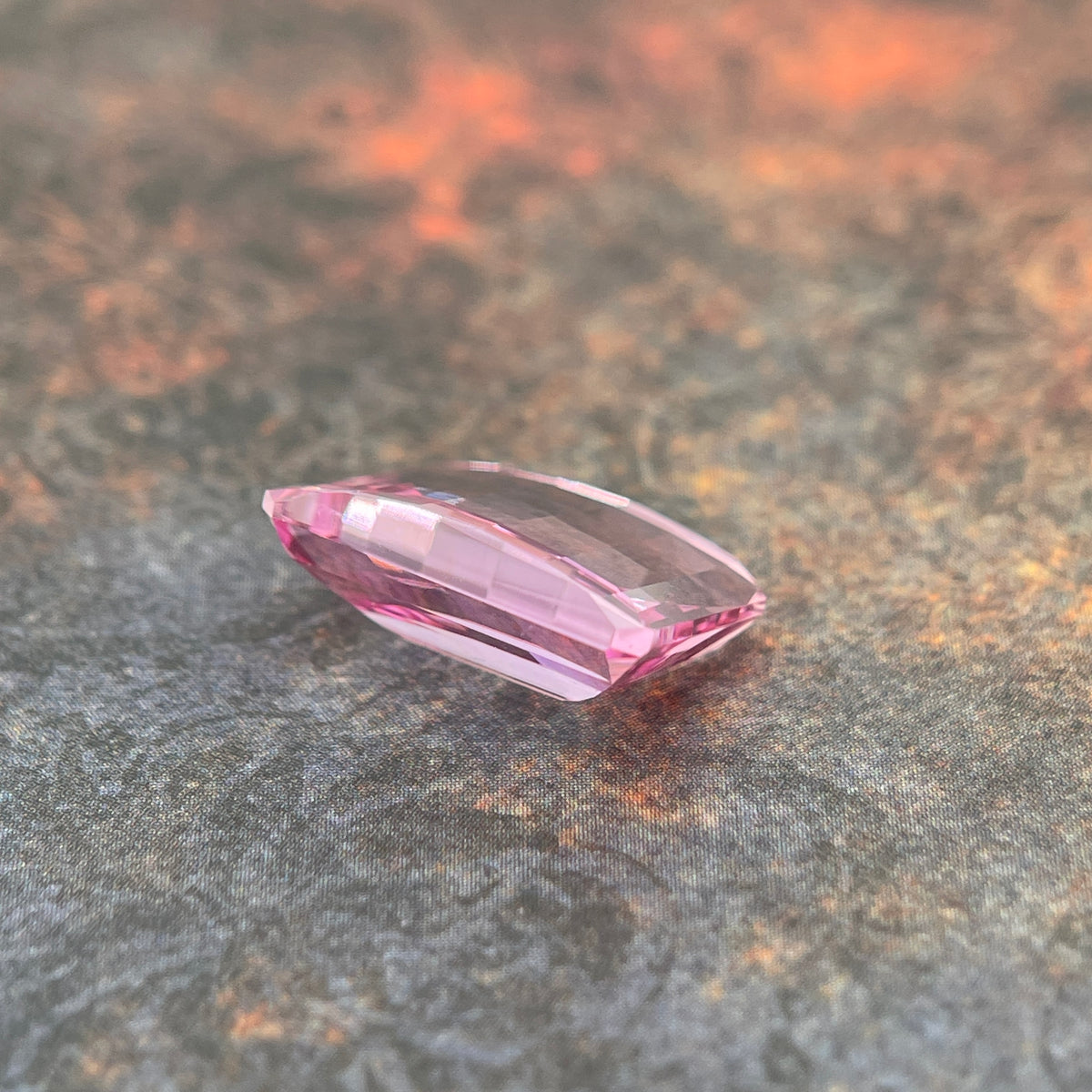 ~14.125ct Seductive Pink Sapphire | Pixel Cut | 12x16 mm | Gemdrop® Verified