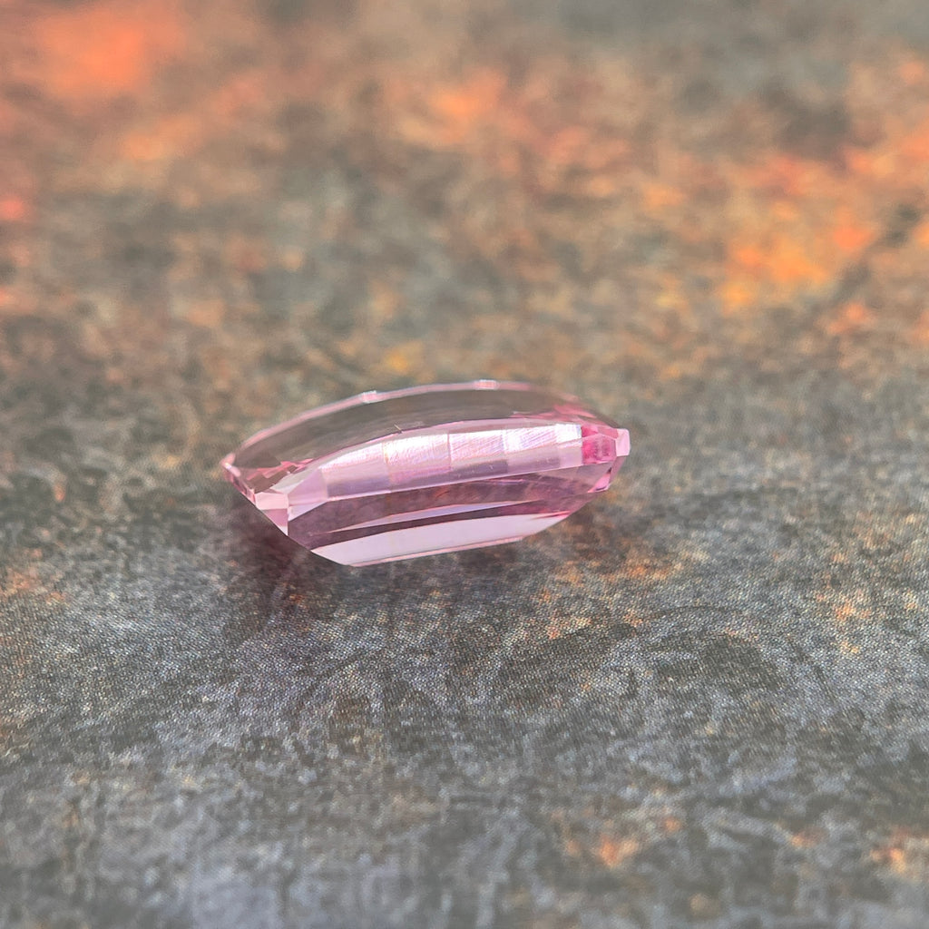 ~14.125ct Seductive Pink Sapphire | Pixel Cut | 12x16 mm | Gemdrop® Verified