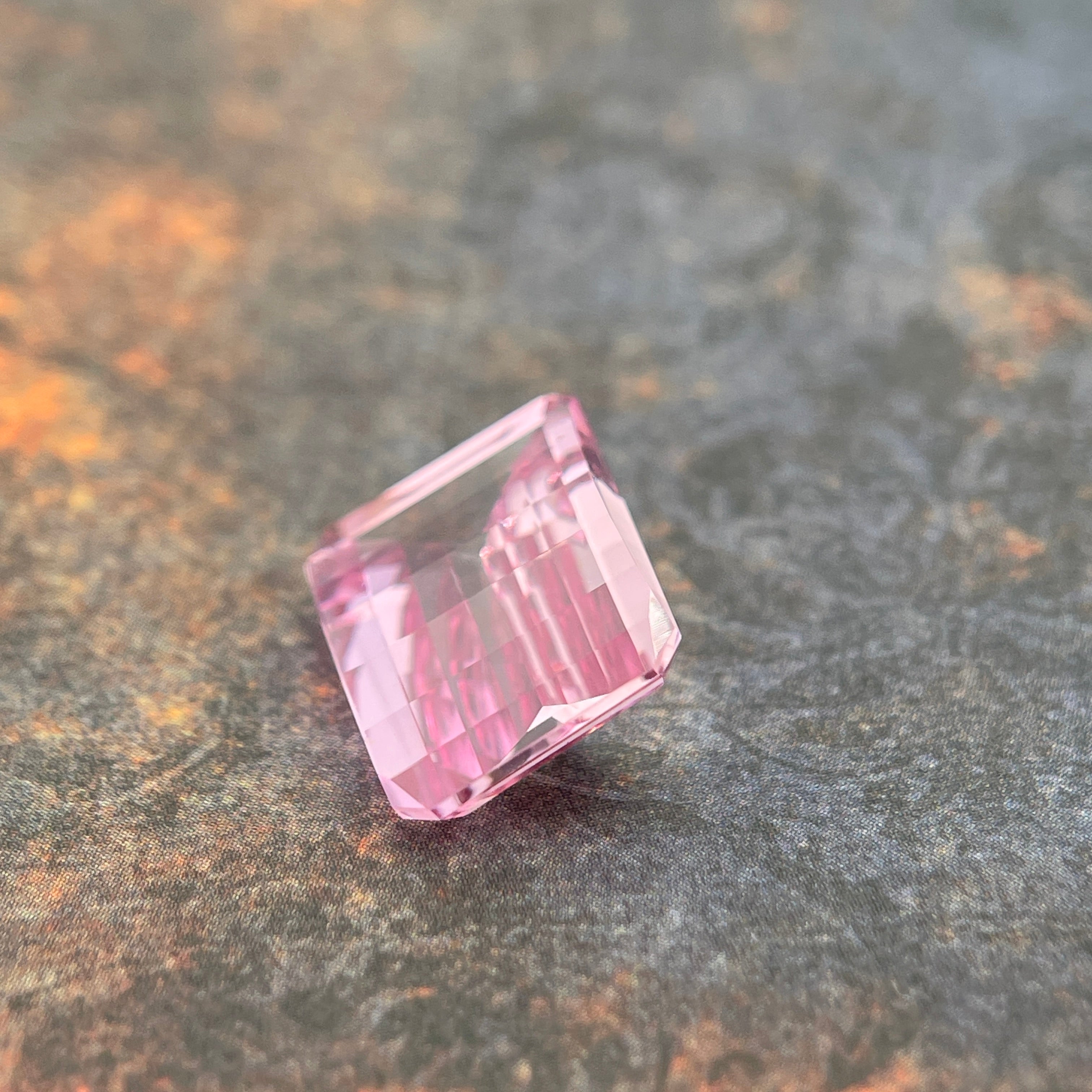 ~14.125ct Seductive Pink Sapphire | Pixel Cut | 12x16 mm | Gemdrop® Verified