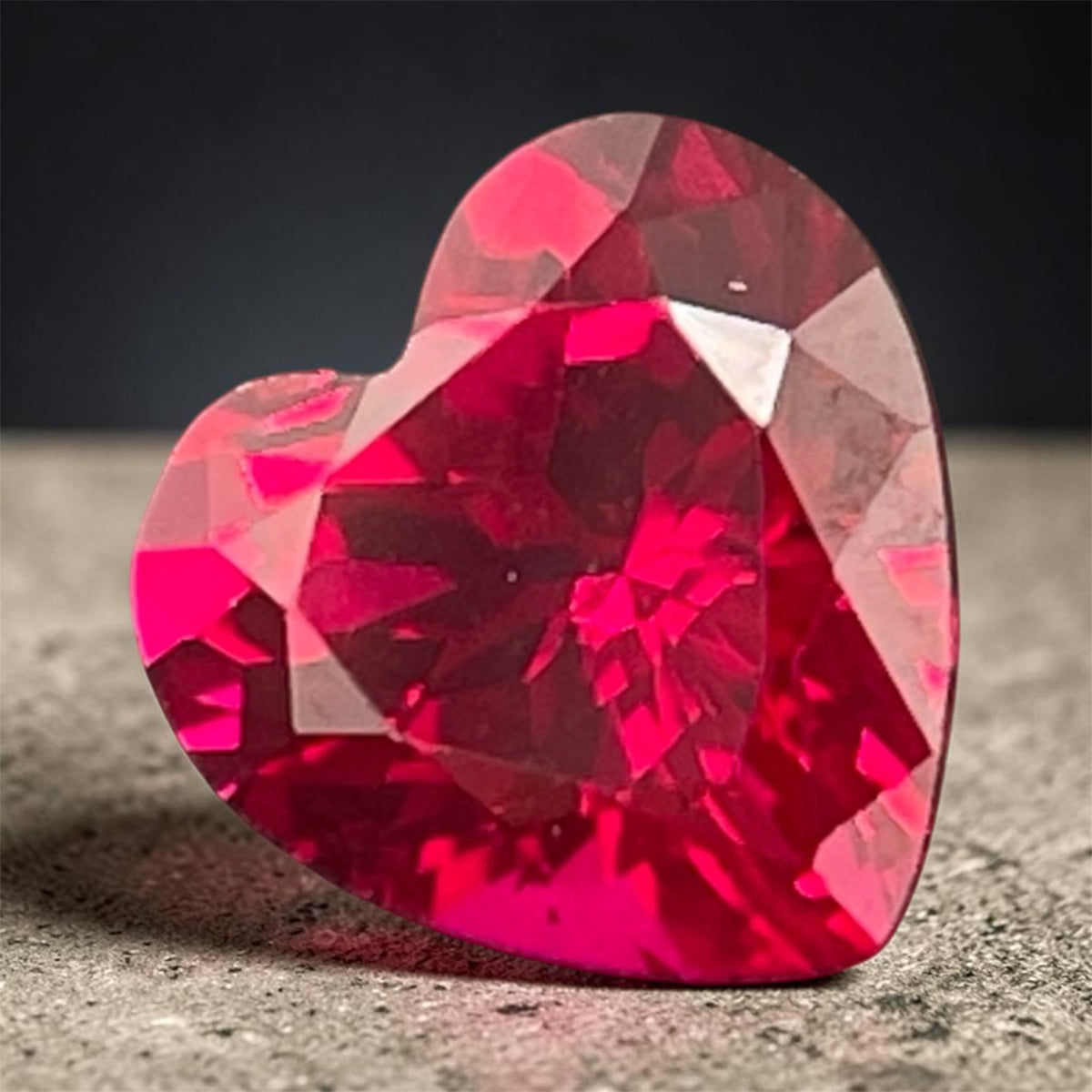 Heart Cut Sapphire & Ruby 6x6 mm ~1ct | 8 Colours | Gemdrop® Verified