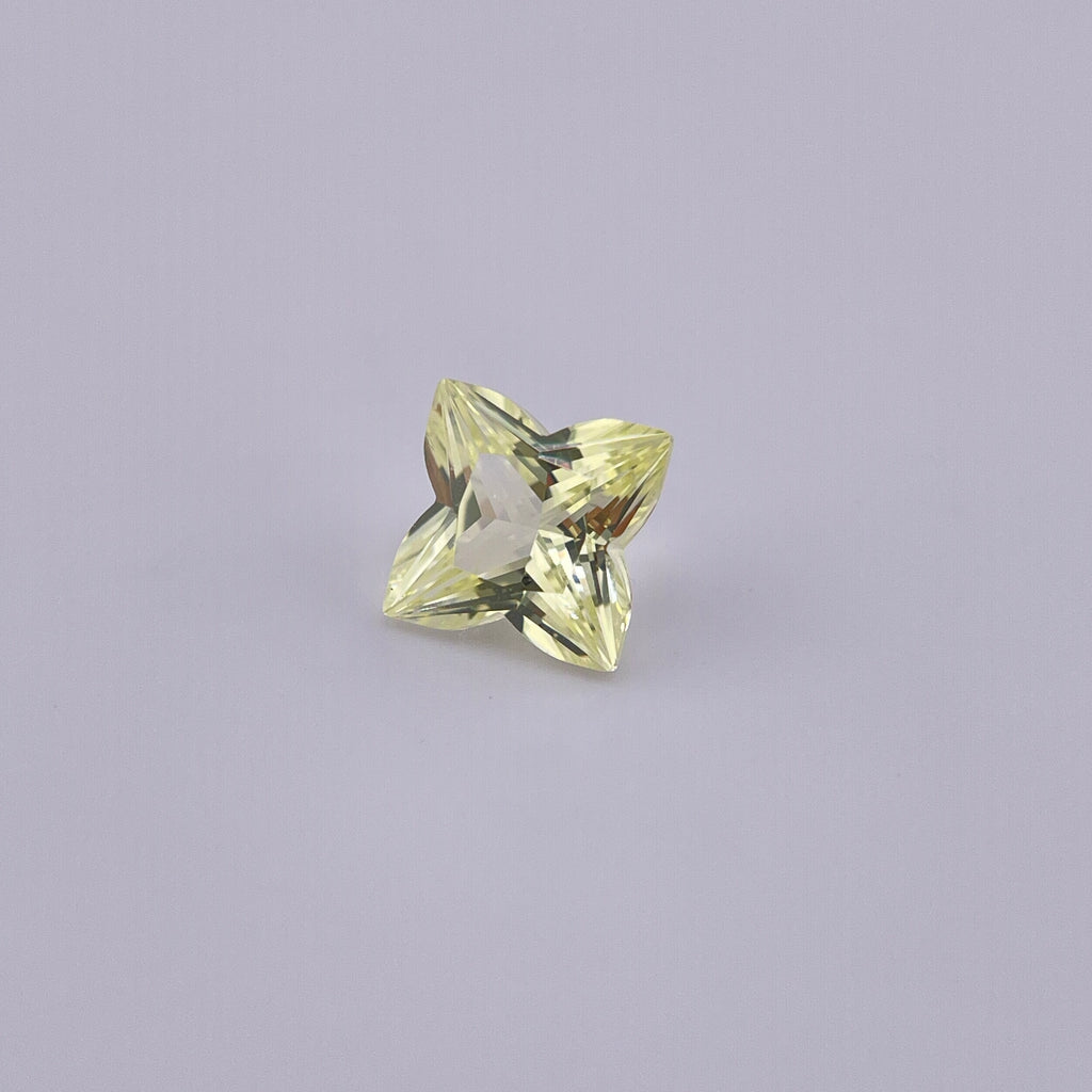 ~3ct Sapphire | Louis Vuitton Monogram Star Fantasy Cut | 8 × 8 mm | Multiple Colours | Gemdrop® Verified
