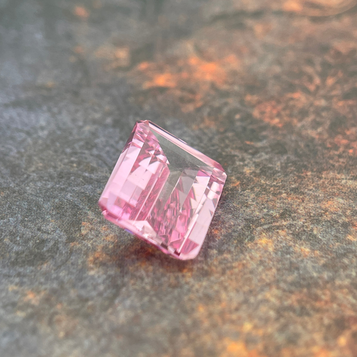 ~14.125ct Seductive Pink Sapphire | Pixel Cut | 12x16 mm | Gemdrop® Verified