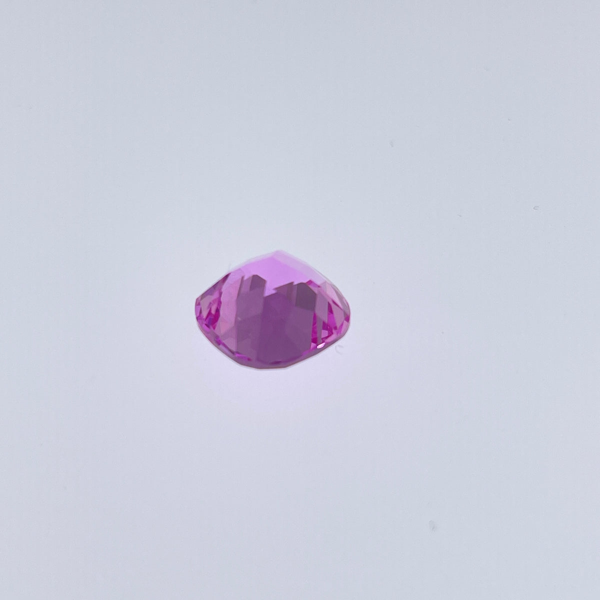 ~12ct Sakura Pink Sapphire | Cushion Cut | 13 × 13 mm | Gemdrop® Verified