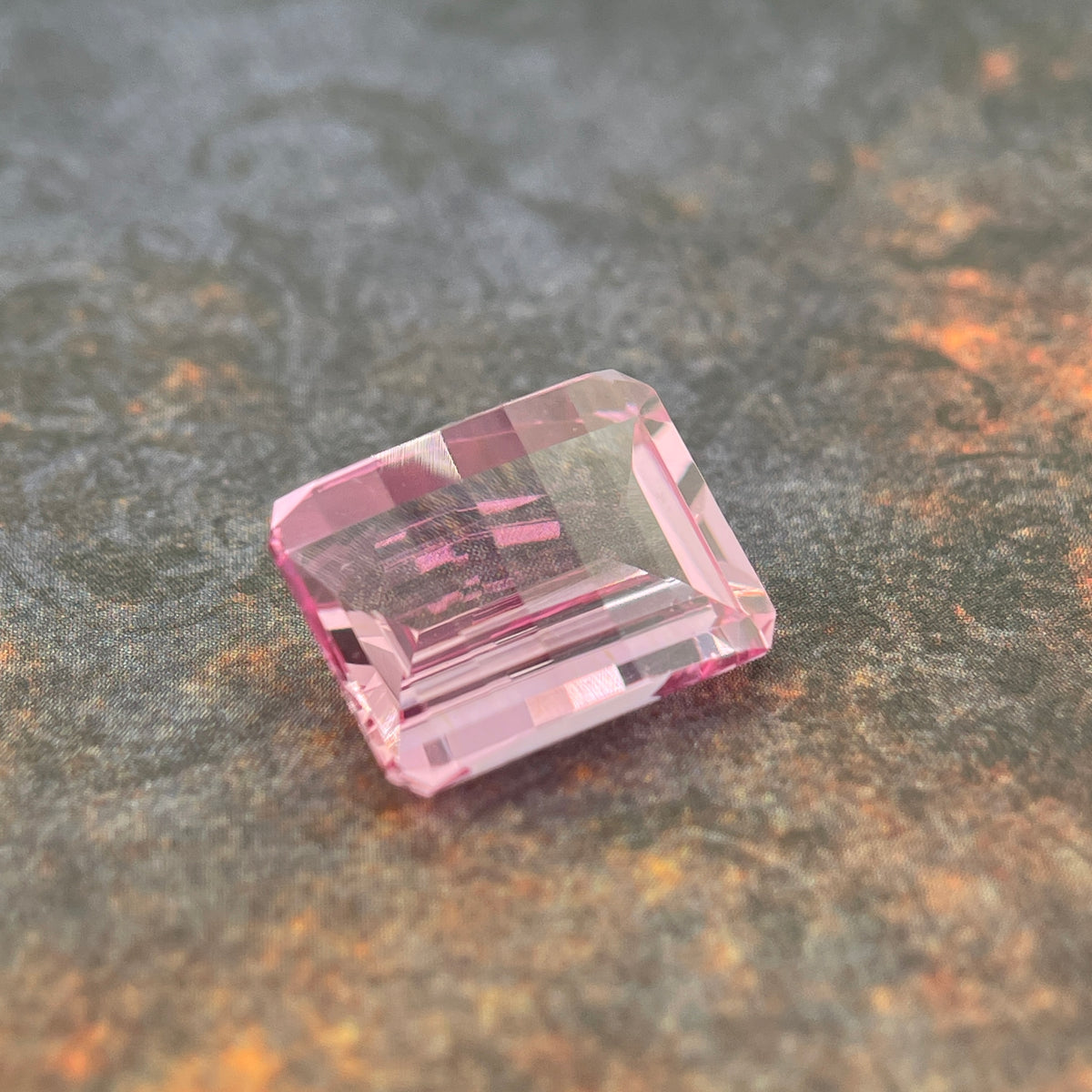 ~14.125ct Seductive Pink Sapphire | Pixel Cut | 12x16 mm | Gemdrop® Verified