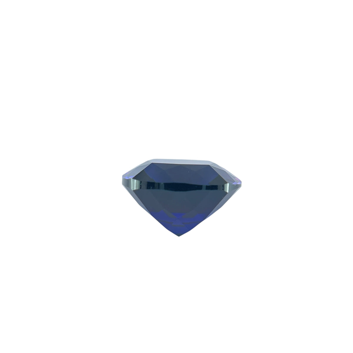 ~9ct Tanzanite Blue Sapphire | Cushion Cut | 12 × 12 mm | Gemdrop® Verified