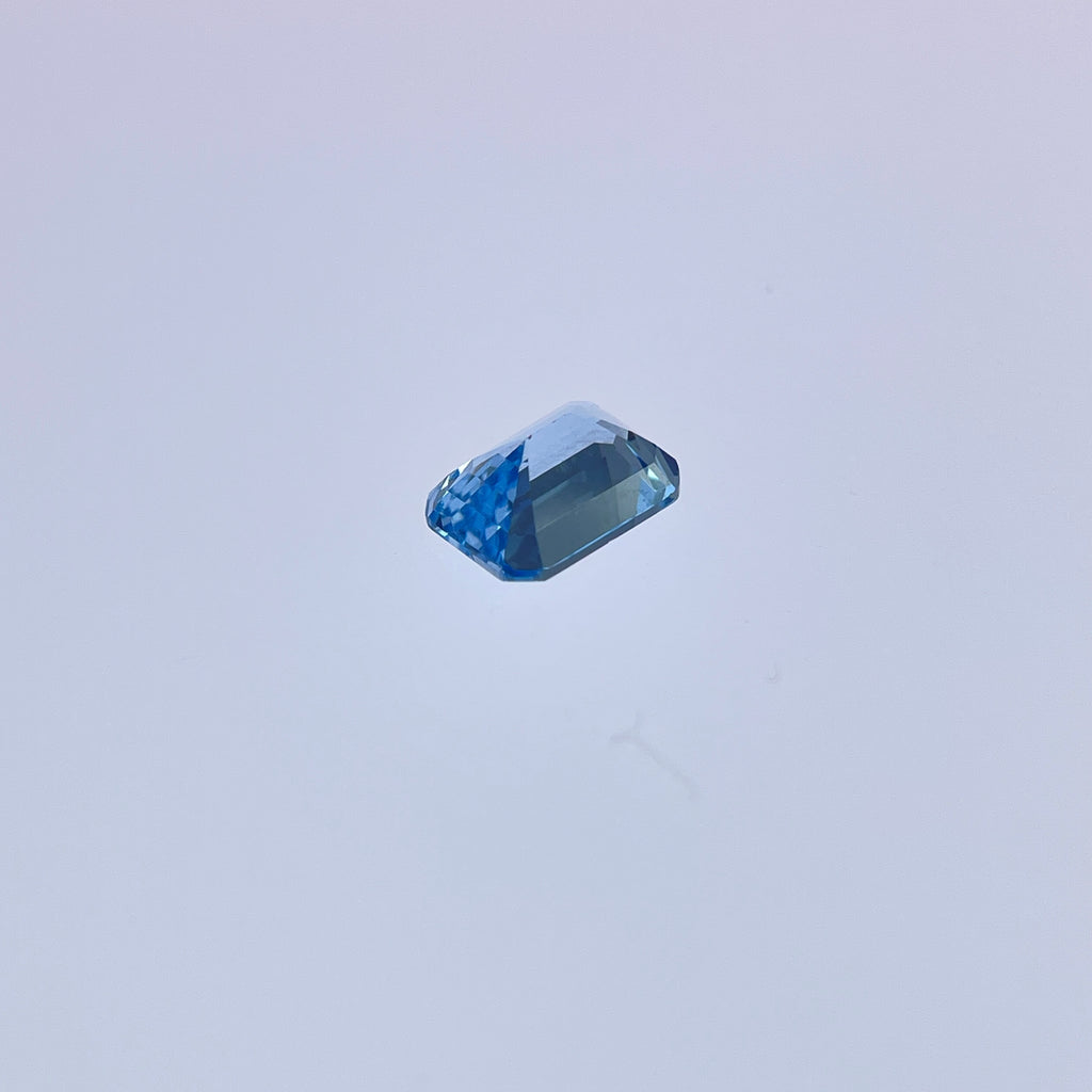 ~1.8ct Emerald Cut Spinel 6x8 mm | Aquamarine | Gemdrop® Verified