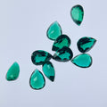 ~1,2 ct Émeraude hydrothermale verte de Zambie [Béryl] | Taille émeraude | 6 × 8 mm | Vérifié Gemdrop®