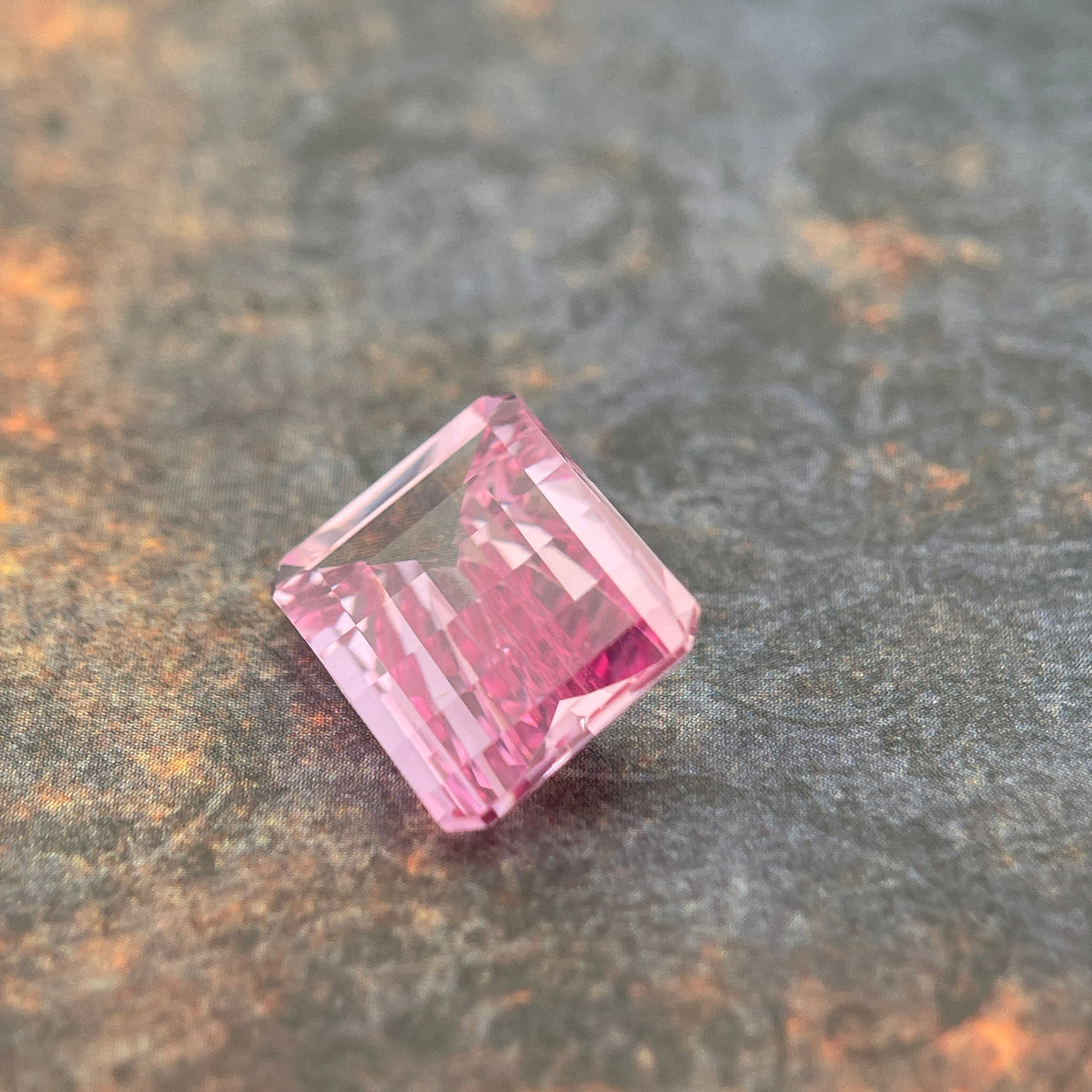 ~14.125ct Seductive Pink Sapphire | Pixel Cut | 12x16 mm | Gemdrop® Verified